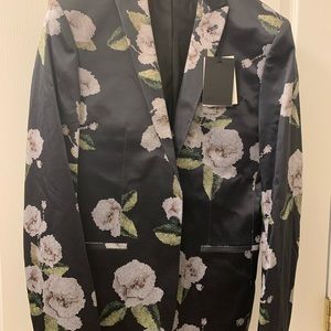 Super Skinny Floral Blazer, Unisex